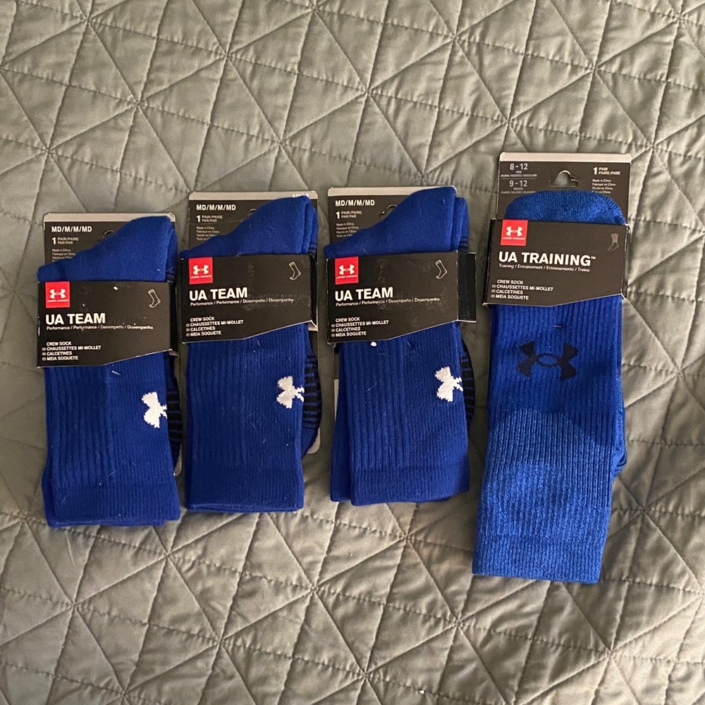 Under Armour Royal Blue Athletic Socks
